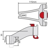 Handlebar adapter for head tube c