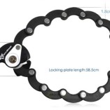 Unfolded Bike Lock